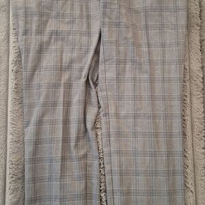 Tommy Hilfiger Men's Gray Checkered Dress Pants